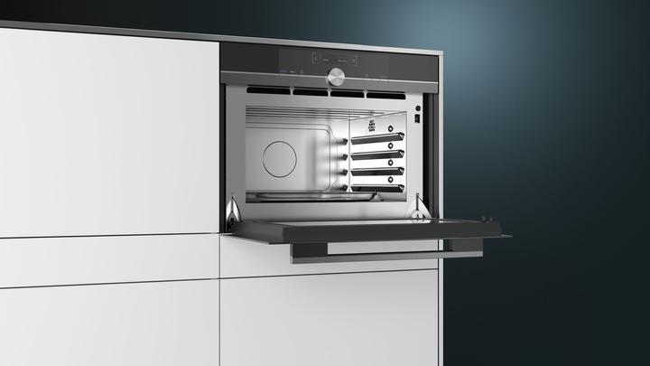 Produktbild Siemens CF834AGB1 iQ700 Einbau-Mikrowelle Schwarz, Edelstahl