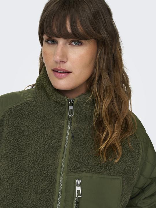 Actual product image Only High closed curve coat quilted jacket (M)