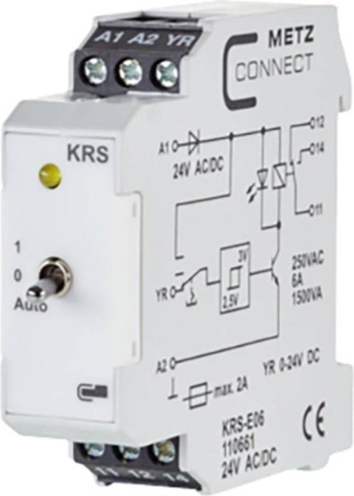 Image du produit Metz Connect KRS-E06 H Relais de puissance blanc