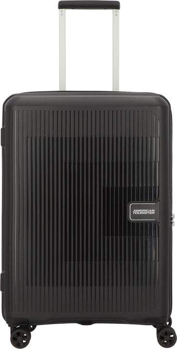 American Tourister Reisekoffer Aerostep 66.5 L, Black (80 l, M (50 - 90l))