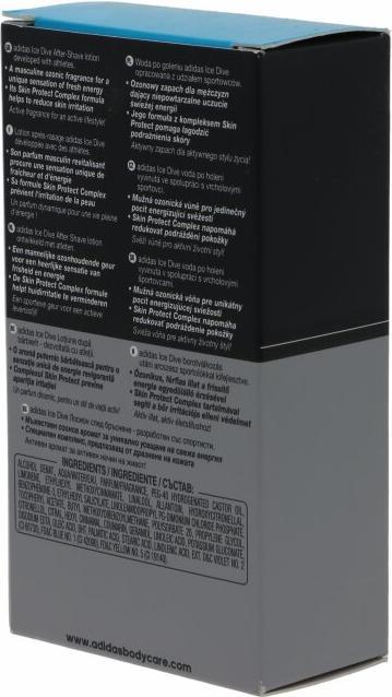 Actual product image adidas Ice Dive (Aftershave spray pump, 50 ml)