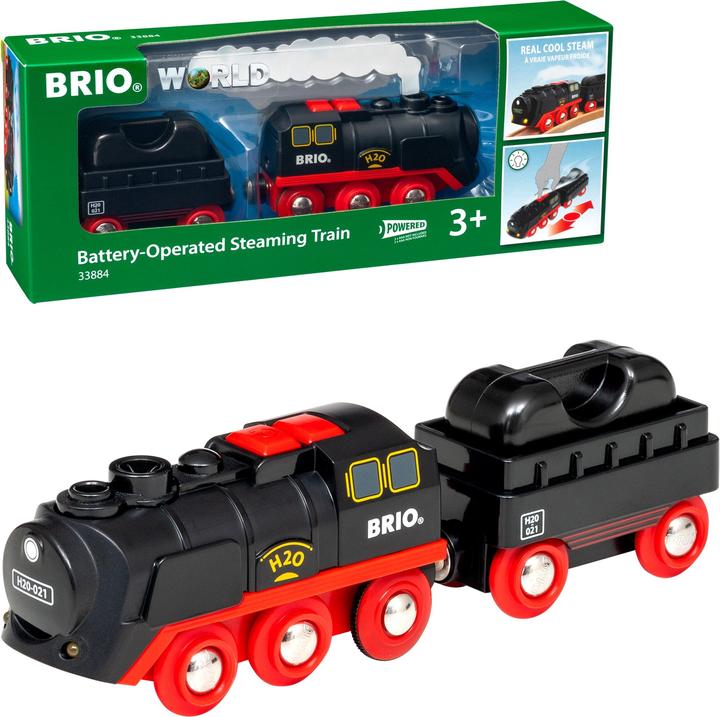 Image du produit Brio Locomotive à vapeur à piles avec réservoir d'eau