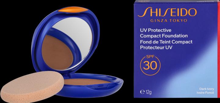 Actual product image Shiseido UV Protect Compact Sun Protection Factor 30 Dark Ivory (Dark ivory)