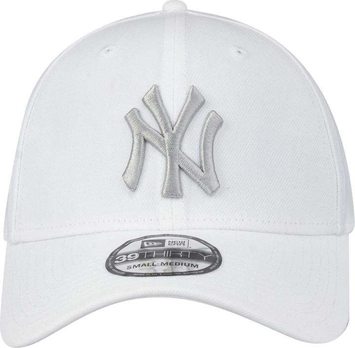 Produktbild New Era 39Thirty Stretch Cap - New York Yankees weiss - M/L (M/L)