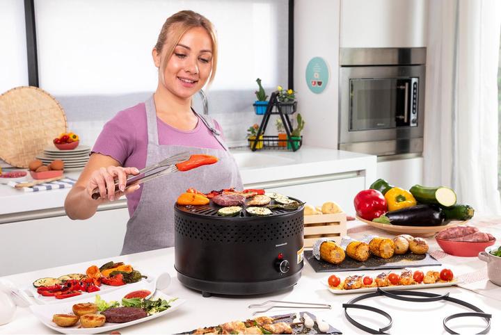 Immagine prodotto InnovaGoods Barbecue a carbone senza fumo portatile CleanQ