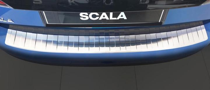 Actual product image Chemical Guys Stainless steel bumper protection for Skoda Scala from 2019 until today (Rear)