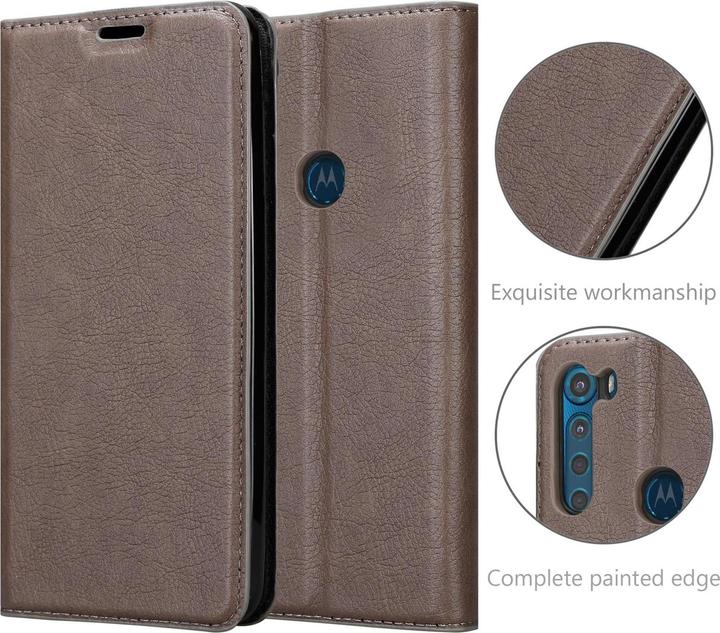 Produktbild Cadorabo Book Invisible Magnet Cover (Motorola One Fusion+)