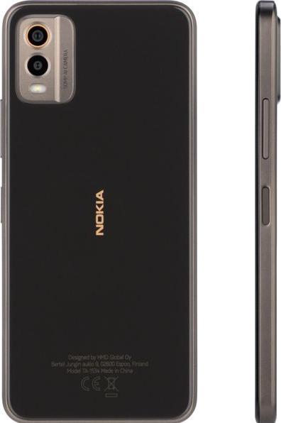 Actual product image Nokia C32 (64 GB, Charcoal, 6.52", Dual SIM, 50 Mpx, 4G)