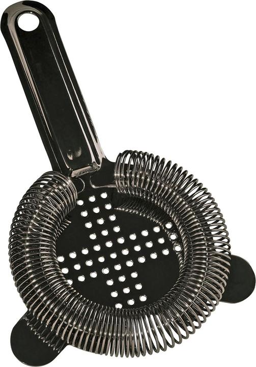 Actual product image Ich-zapfe CROSS STRAINER 304 stainless steel - GMB - Gunmetal black (Bar strainer)