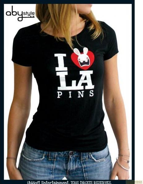 Actual product image ABYstyle Raving Rabbids - I Love Rabbids - L size (L)