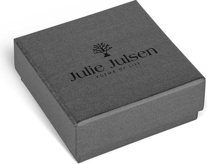 Immagine prodotto Julie Julsen Amore Collana 2 Cuori Argento (Argento, 42 cm)