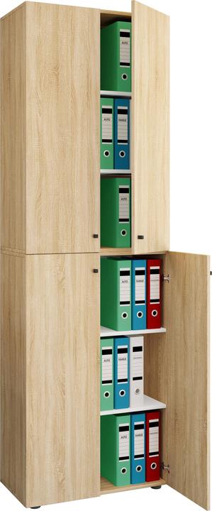 Produktbild VCM Büroschrank Aktenschrank Lona 6fach (70 x 40 x 220 cm)