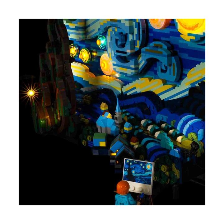 Image du produit Light my bricks Kit d'éclairage LED pour LEGO 21333 Vincent van Gogh - Nuit étoilée