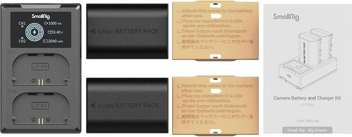 Produktbild SmallRig LP-E6NH Camera Battery and Charger Kit 3821 (Kamera Akku)