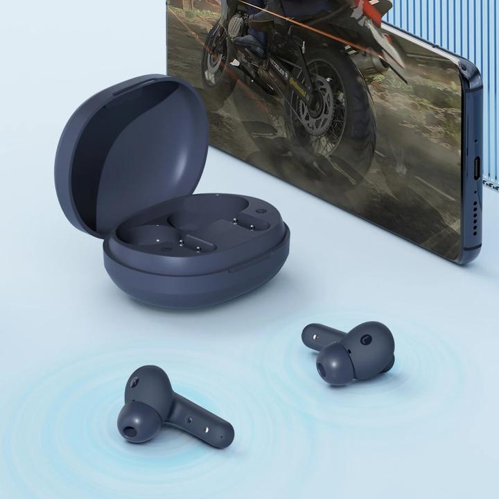 Actual product image Haylou MoriPods T78 Bluetooth Earphones, BT 5.2, ANC, True Wireless Blue EU (ANC, Wireless)