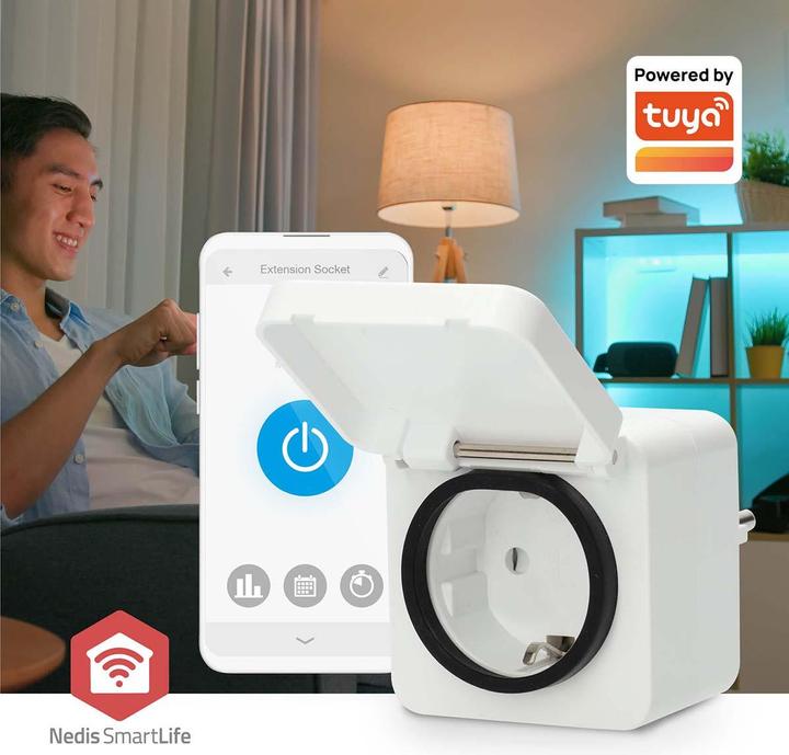 Produktbild Nedis SmartLife Smart Stecker Zigbee 3.0 | IP44 | Leistungsmesser | 3680 W | Type F (CEE 7/7) | -10