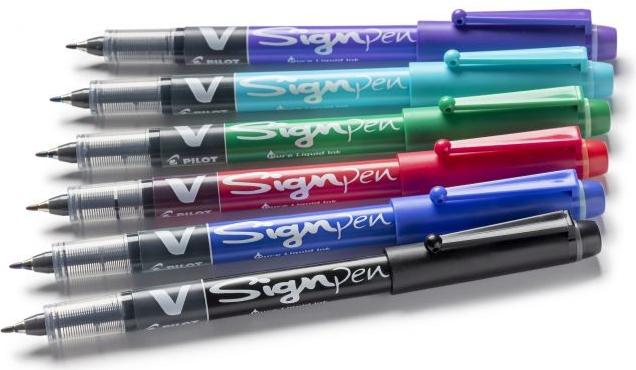 Immagine prodotto Pilot V-Sign Pen 0,6 mm SW-VSP-BL blu (Blu, 1 x)