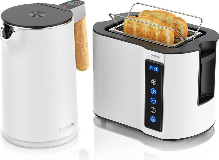Produktbild Arendo Frühstücksset mit Wasserkocher & Toaster