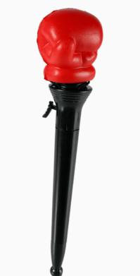 Actual product image NoName Ball Pen Boxing Glove 17cm Disp. (Black, Red, 1 x)