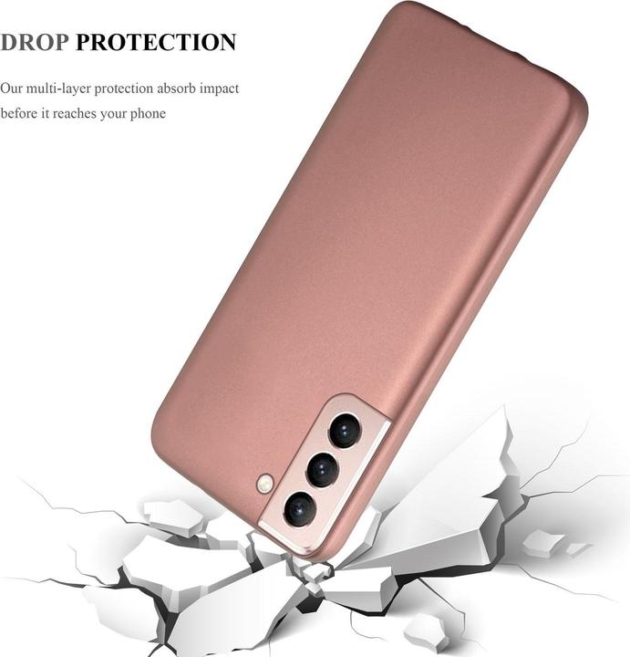 Actual product image Cadorabo TPU Matt Metallic Cover (Samsung Galaxy S21 5G)
