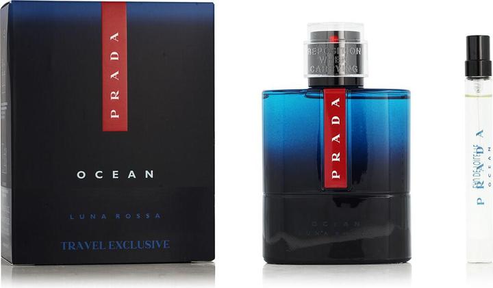 Prada Set mit Damenparfüm Luna Rossa Ocean EDT 2 Stücke (Parfum set)