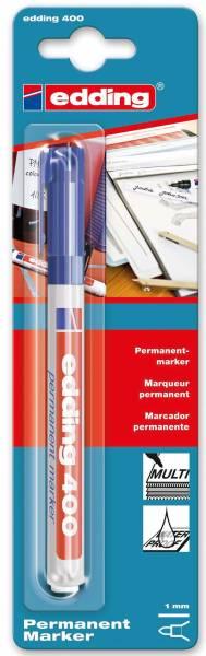 Produktbild Edding 400 (Blau, 1 mm, 1 x)