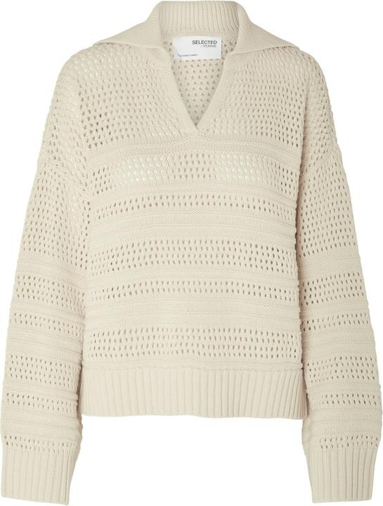 Selected Femme Häkel-Look Pullover (XL)