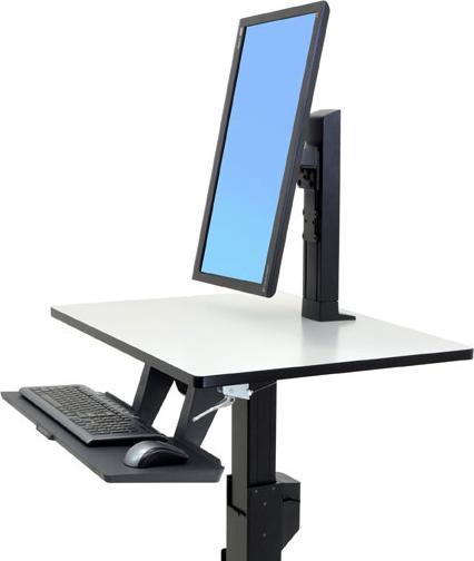 Produktbild Ergotron WorkFitT + PD single LD monitor Kit, 24 inch, 2 VESA + (Tisch, 27.01")