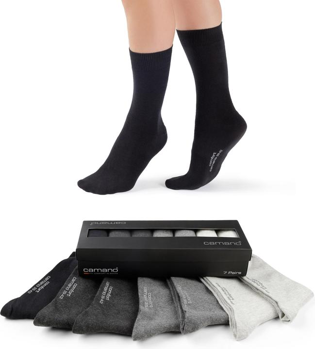 Camano Unisex comfort Socken in Box 7p