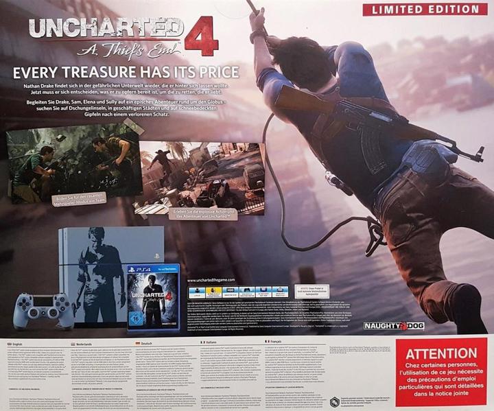 Immagine prodotto Sony Playstation 4 Uncharted 4 Limited Edition, 1TB