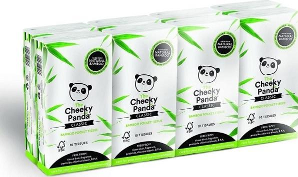 The Cheeky Panda Cheeky Panda Cheeky Panda, Pocket tissues, pack of 8
