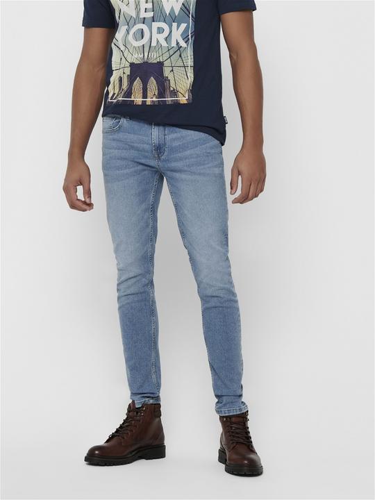 Image du produit Only & Sons ONSWarp Blue Skinny Fit Jeans (W30/L32)