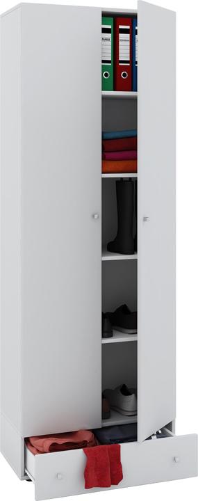 Actual product image VCM Holz Mehrzweckschrank Serie Vandol mit Drehtüren (70 x 40 cm)