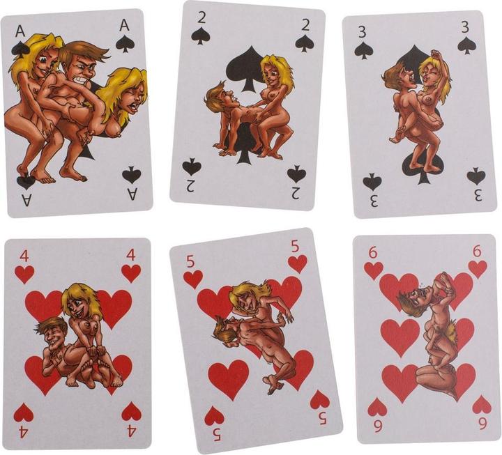 Immagine prodotto Joke Items Carte da gioco Kamasutra a fumetti, 54 carte
