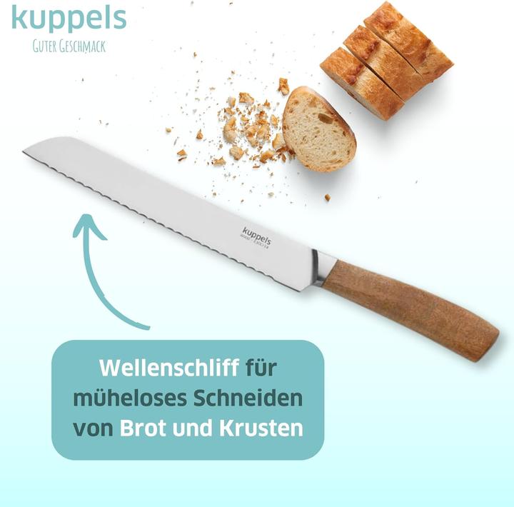 Produktbild Kuppels WOOD Brotmesser, Akazienholz (20 cm)