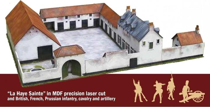 Immagine prodotto 1:72 Set per la battaglia di Waterloo La Haye Sainte