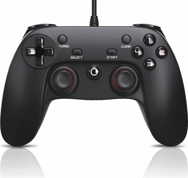 Produktbild CSL 2x Gaming Controller Set, PC & PS3 Gamepad, Dual Vibration, Turbo Funktion, Direct & X-Input (PC, PS3)