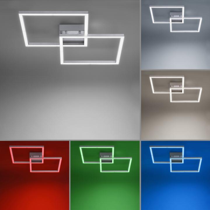 Actual product image Leuchten Direkt Ceiling light steel2xLEDBoard/1227005000KIndoor lightIP20 (3000 lm)