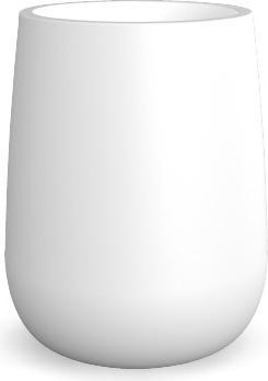 Actual product image Newgarden CAMELIA High flower pot large round, high ø39x59cm white 54L outdoor