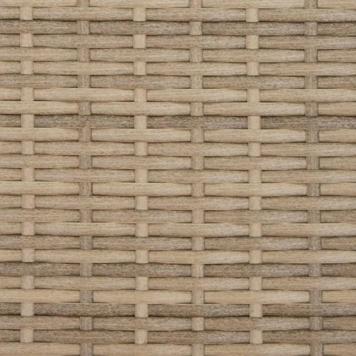 Produktbild VidaXL Outdoor-Sofa 3-Sitzer mit Dach und Hockern