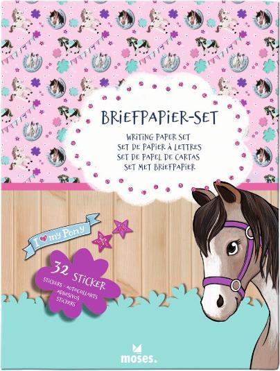 Image du produit Set de papier à lettres chevaux (20 pcs)