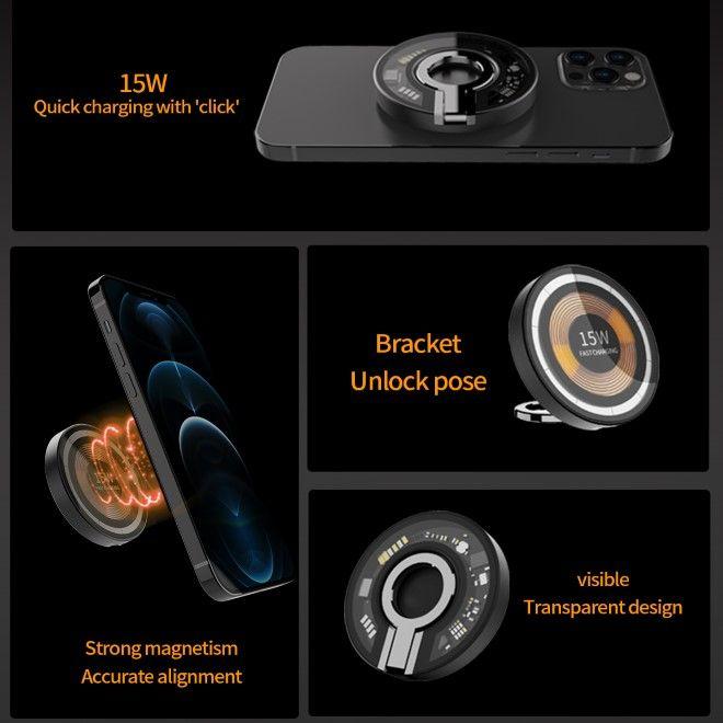 Actual product image MU Classic 2in1 MagSafe 15W Wireless Charger (15 W)