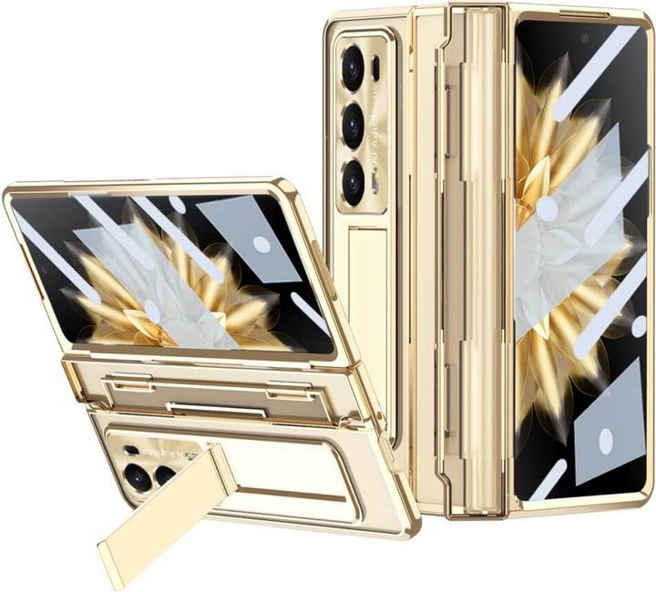 Immagine prodotto Cover-Discount Honor Magic V2 - Custodia protettiva a 360 gradi con kickstand color oro (Honor Magic V2)