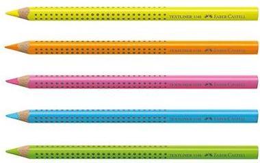 Actual product image Faber-Castell Textliner Jumbo Grip (Orange, 5.40 mm, 1 x)