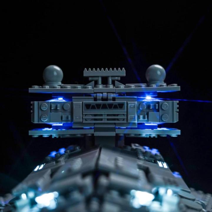Produktbild BrickBling LED Licht Set für LEGO Star Wars: Imperialer Sternzerstörer (75394) inkl. Fernbedienung