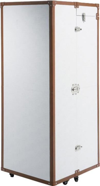Produktbild Kare Design Schrankkoffer Croco White Cosmopolitan (63 x 56 x 145 cm)