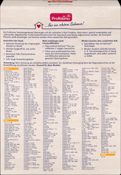 Actual product image dm Profissimo Staubsaugerbeutel PR 10 (4 x)