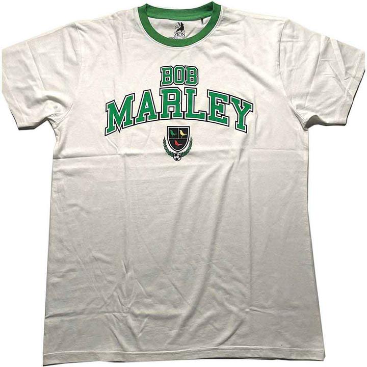 Actual product image Bob Marley Collegiate Crest Ringer (XL)