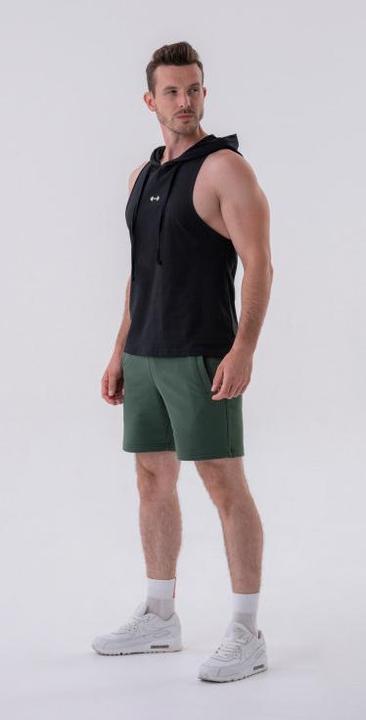 Immagine prodotto Nebbia Canotta fitness con cappuccio 323 nero (XXL)