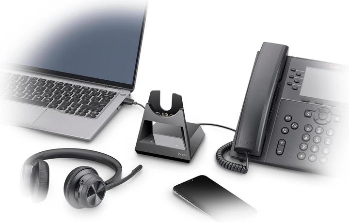 Actual product image Poly Voyager 4320 UC + Ladestation (Wireless, USB-A)